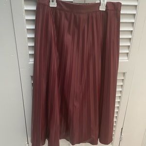 Maroon skirt